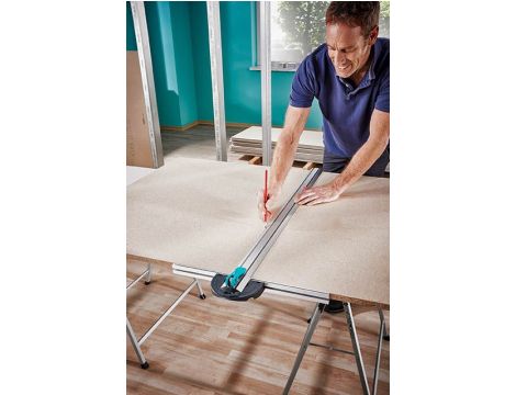 Prowadnica do płyt z karton-gipsu Wolfcraft - T z docinakiem równoległym - 2