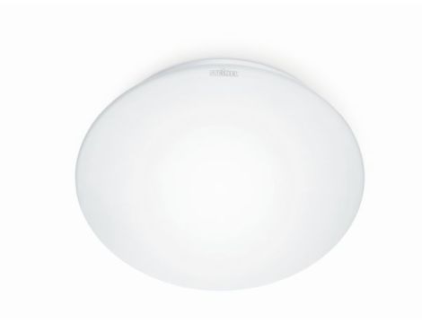 Plafoniera LED STEINEL RS 16 LED 9,5W 958lm 4000K IP44  z czujnikiem ruchu i zmierzchu HF 230V biały / szkło