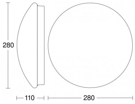 Plafoniera LED STEINEL RS 16 LED 9,5W 958lm 4000K IP44  z czujnikiem ruchu i zmierzchu HF 230V biały / szkło - 4