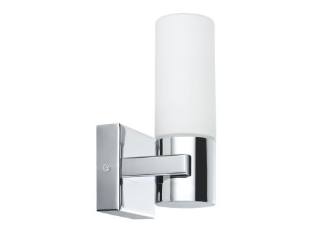 Oprawa ścienna łazienkowa GEMINI zestaw 2szt. E14 max.20W IP44 230V chrom satyna / metal szkło - 2