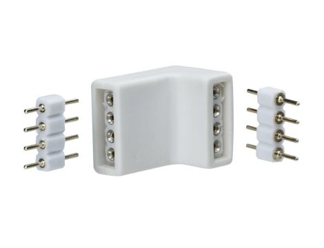 YourLED Łącznik kątowy 2szt Białe + 2szt. Czarne