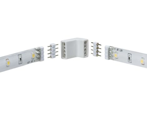 YourLED Łącznik kątowy 2szt Białe + 2szt. Czarne - 3