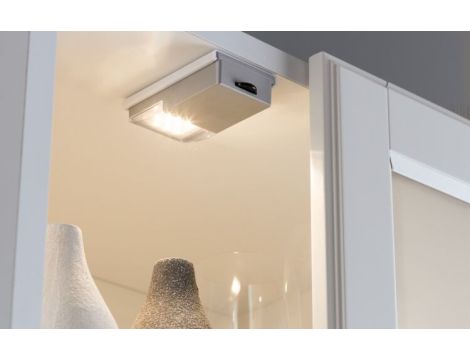 Lampka meblowa do szaf przesuwnych SNAP LED 25lm 2700K 4xAAA srebrny / tworzywo sztuczne - 7