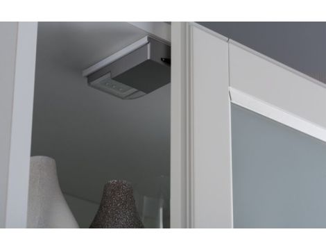 Lampka meblowa do szaf przesuwnych SNAP LED 25lm 2700K 4xAAA srebrny / tworzywo sztuczne - 5