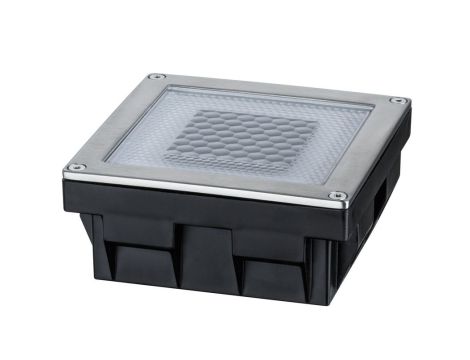 Oprawa wpuszczana CUBE LED solar 3.6lm 100x100mm 2700K  IP67 stal nierdzewna / poliwęglan - 2