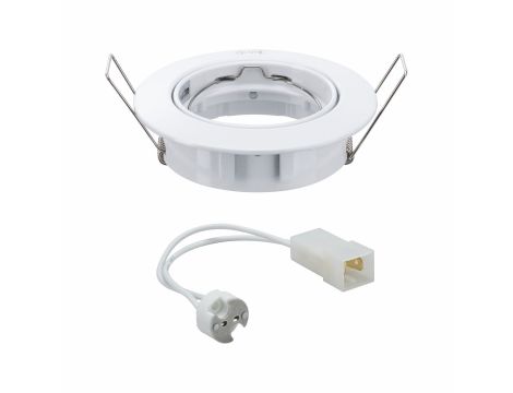 Oprawa wbudowana Premium 51mm Biały, ruchoma - 4