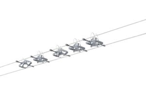 System linkowy Mac II max. 5x10W GU5,3 Chrom Mat 230/12V 60VA Metal/Tworzywo sztuczne - image 2