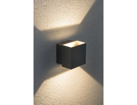 Oprawa elewacyjna CYBO LED 2x3,5W 2700K 355lm IP65 100x100mm 230V szary / aluminium - 4