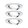 Zestaw Premium Coin Slim ściemniany LED 3x6,8W 2700K 230V 51mm Chrom/Aluminium - 2