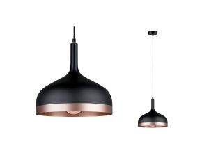 Lampa wisząca Neordic Embla max. 1x20W E27 230V czarny / miedziany / metal