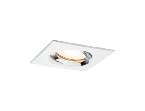 Oprawa do wbudowania NOVA PLUS LED DIM wychylna GU10 7W 460lm 93x93mm 2700K IP65 230V biały/ chrom mat - 2