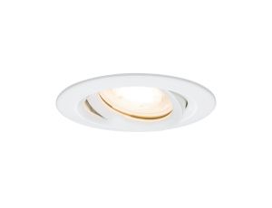 Oprawa do wbudowania NOVA PLUS LED DIM wychylna GU10 max.35W 93mm IP65 230V biały matowy / aluminium