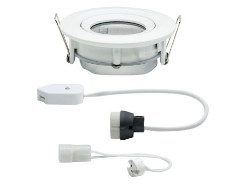 Oprawa do wbudowania NOVA PLUS LED DIM wychylna GU10 max.35W 93mm IP65 230V biały matowy / aluminium - 2