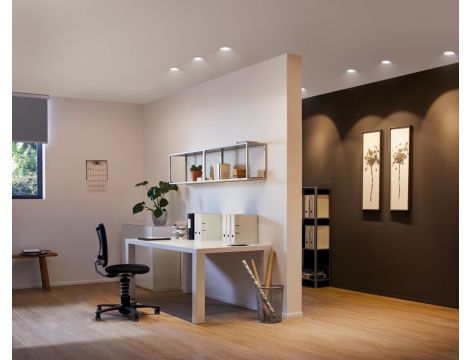 Oprawa do wbudowania NOVA PLUS LED DIM wychylna GU10 max.35W 93mm IP65 230V biały matowy / aluminium - 4