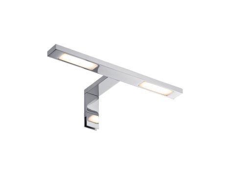 Oprawa ścienna HOOK LED nad lustro 2x3,2W 2x280lm 2700K IP44 230V chrom / metal