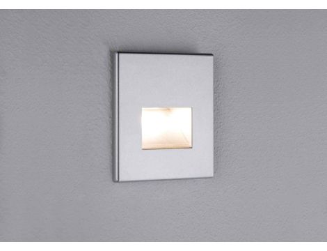 Oprawa przyschodowa EDGE LED kwadrat 1x1,2W 50lm 2700K 230V chrom matowy / tworzywo sztuczne - 3