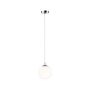 Lampa wisząca GLOBE E27 max. 20W IP44 E27 230V satynowe szkło / chrom - 3