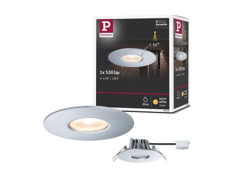 Oprawa wpuszczana punktowa HOUSE LED 4.4W 530lm 3000K IP44 230V  srebrny / metal - 4