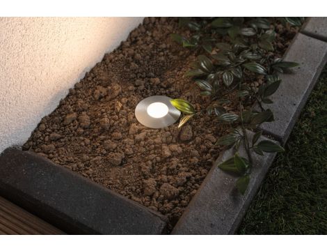 Oprawa dogruntowa Plug & Shine FLOOR MINI okrągła 2.5W 3000K IP67 24V srebrny / stal nierdzewna - 9