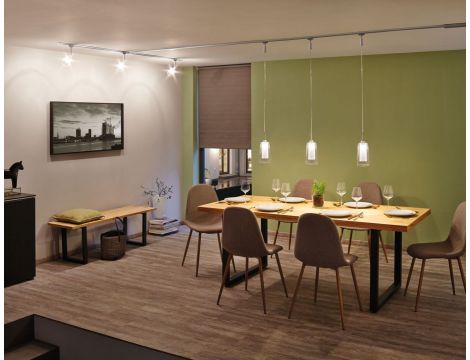 Oprawa zwieszana URail ARIDO II LED 5W 2700K GU10 230V chrom mat / przezroczysty / szkło - 5