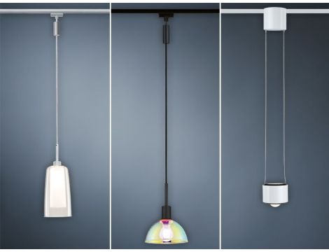 Oprawa zwieszana URail ARIDO II LED 5W 2700K GU10 230V chrom mat / przezroczysty / szkło - 6