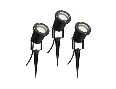 Reflektor ogrodowy SPECIAL LINE 3x3,5W GU10 3000k 230V czarny / aluminium - 2