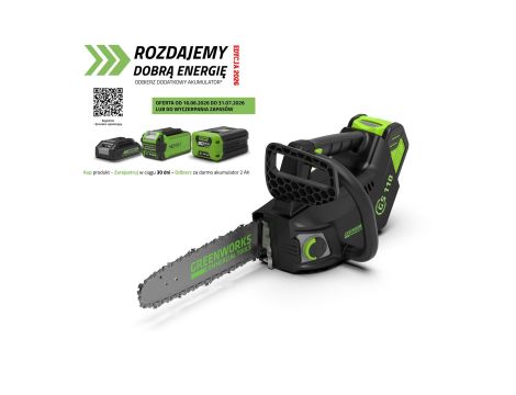 40V Pilarka z górnym uchwytem 25 cm GD40TCS