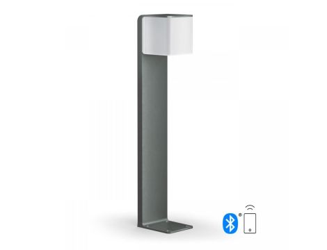Oprawa ogrodowa z czujnikiem ruchu i zmierzchu STEINEL GL 80 SC iHF Bluetooth Mesh 9,1W 650lm 3000K IP44 IK03 230V antracyt / aluminium - 2