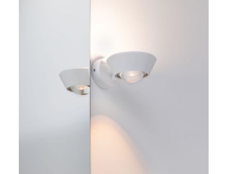 Oprawa ścienna SABIK LED DIM 13W 800lm/ 390lm 2700K  IP44 230V biały mat / tworzywo sztuczne - 7