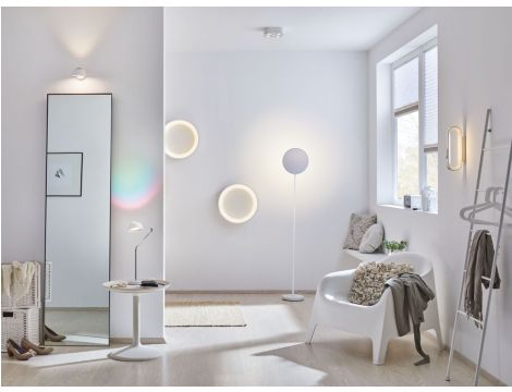 Oprawa ścienna SABIK LED DIM 13W 800lm/ 390lm 2700K  IP44 230V biały mat / tworzywo sztuczne - 8