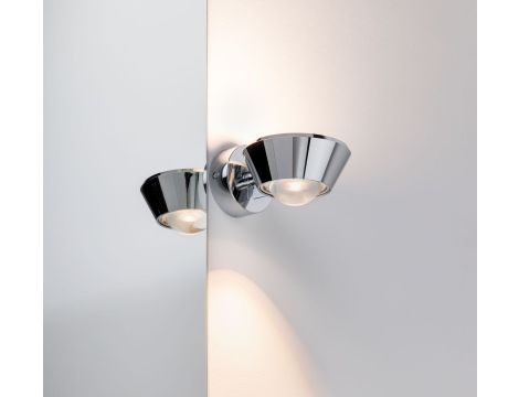 Oprawa ścienna SABIK LED DIM 13W 800lm/ 390lm 2700K  IP44 230V chrom / tworzywo sztuczne - 8