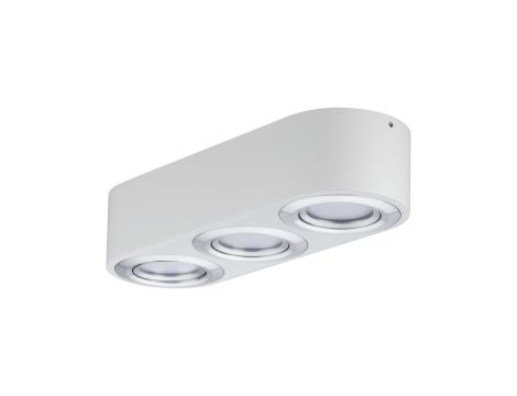 Oprawa sufitowa punktowa ARGUN LED DIM 3x4.2W 3x280lm 3000K 230V biały matowy / aluminium szczotkowane - 3