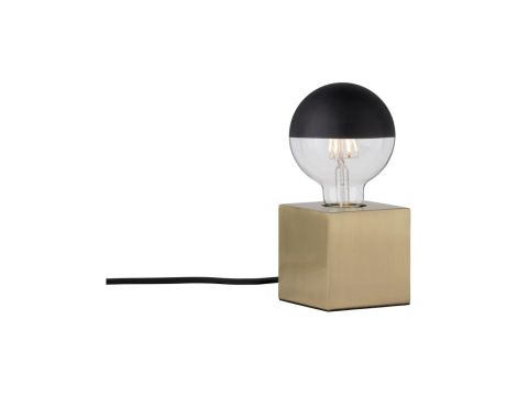 Lampa stołowa DILJA E27 max.1x20W 230V szczotkowany mosiądz / metal   - 5