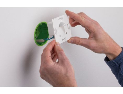 Oprawa przyschodowa WALL LED kwadrat 1.7W 65lm 2700K 230V biały / tworzywo sztuczne - 3