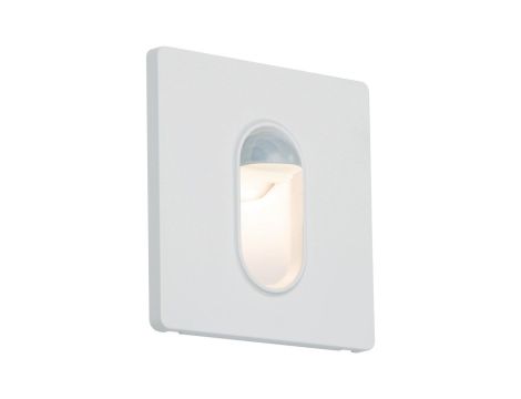 Oprawa przyschodowa WALL LED czujnik ruchu i zmierzchu kwadrat 1.1W 65 lm 2700K 230V biały / tworzywo sztuczne