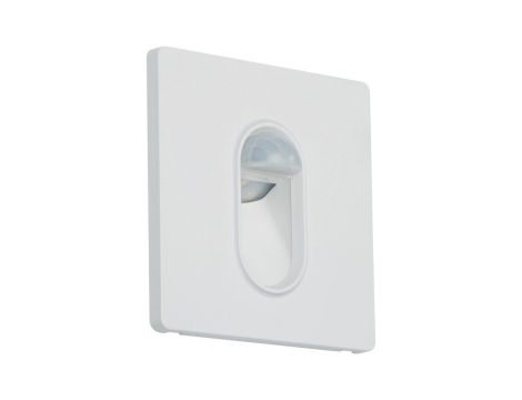 Oprawa przyschodowa WALL LED czujnik ruchu i zmierzchu kwadrat 1.1W 65 lm 2700K 230V biały / tworzywo sztuczne - 2