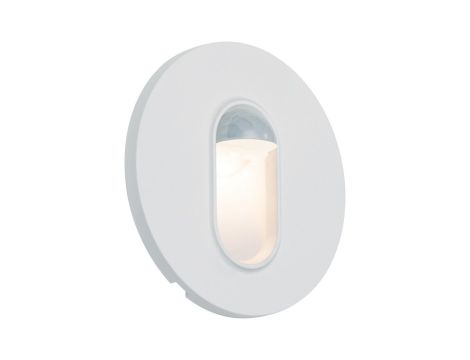 Oprawa przyschodowa WALL LED czujnik ruchu i zmierzchu okrągła 1.1W 65 lm 2700K 230V biały / tworzywo sztuczne