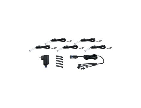 Zestaw opraw Plug & Shine MicroPen II 5x0,2W 3000K IP67 24V srebrny / stal - 2