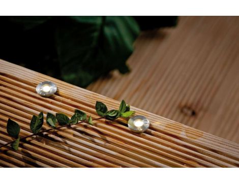 Zestaw opraw Plug & Shine MicroPen II 5x0,2W 3000K IP67 24V srebrny / stal - 4