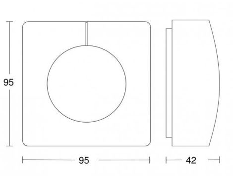 Czujnik światła Steinel Light Sensor Dual DALI-2 IPD natynkowy IP54 kwadrat biały - 3