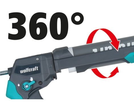 Pistolet do mas uszczelniających WOLFCRAFT MG 400 - 11