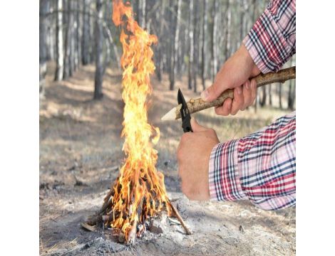 Nóż z ostrzem prostym 70 mm, składany, Wolfcraft - 3