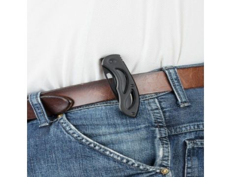 Nóż z ostrzem prostym 70 mm, składany, Wolfcraft - 7