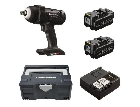 Klucz udarowy 18V Panasonic EY7552 1/2 cal + Systainer + 2x 5.0Ah + ładowarka