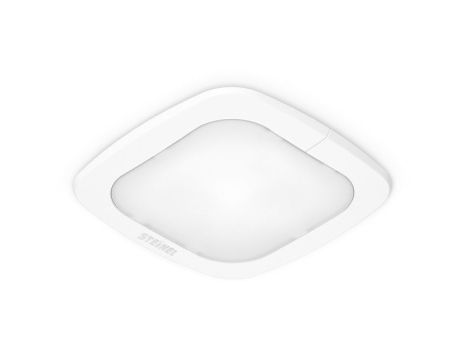 Czujnik obecności i zmierzchu Steinel IR Quattro Slim 4m KNX V3 podtynkowy IP20 kwadrat biały