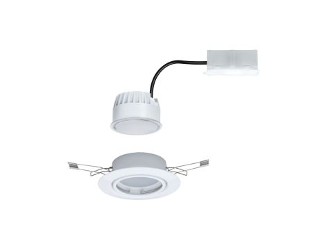 Oprawa wbudowana Base ruchoma 1x5W 230V 51mm Biały Mat/Metal - 3