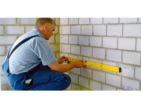 Poziomica Stabila seria 70, 120 cm,  z otworami do znakowania - 4