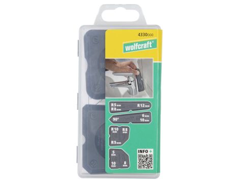 Zestaw kostek ,gładzików do wygładzania fug silikonowych 4 szt. Wolfcraft. - 2