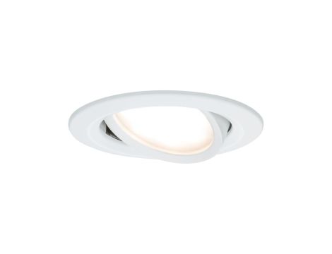 Oprawa do wbudowania NOVA COIN LED DIM wychylna 6W 470lm 84mm 2700K IP23 230V biały mat