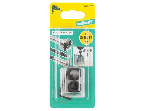 Ograniczniki głębokości wiercenia 3 szt. Wolfcraft - 2